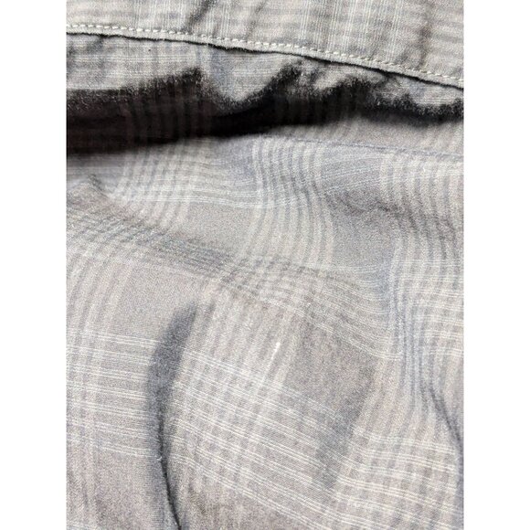 John Varvatos Plaid Button Up Shirt Men Size L Check Woven Office Quiet Luxury - Picture 3 of 8